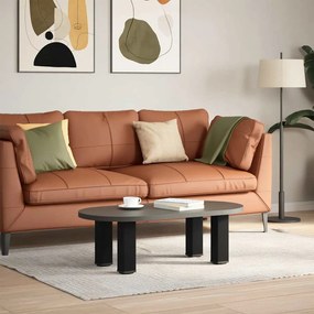 vidaXL Πόδια Τραπεζιού Σαλονιού 4 τεμ. Μαύρο 30-32 εκ. Ατσάλινο
