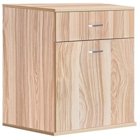 Κομοδίνο MILLE Φυσικό Μοριοσανίδα/Μελαμίνη 40x40x60cm - ART-14370077