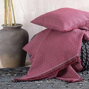 Ριχτάρι Reeves Bordo Ρυθμός Three-Seater 180x280cm Cotton-Polyester