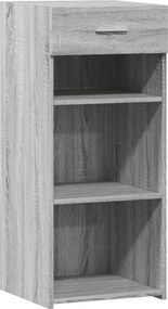 vidaXL Ντουλάπι Γκρι Sonoma 40x42,5x93 εκ. από Επεξεργασμένο Ξύλο