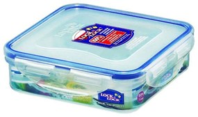 Δοχείο Φαγητού HPL822 15,5x15,5x4,2cm 600ml Clear-Blue Lock &amp; Lock Πολυπροπυλένιο
