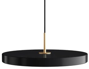 Φωτιστικό Οροφής Asteria Plus Medium Brass 2565 Φ43x14 cm Led 1600lm 28W 2400-3000k Black Umage