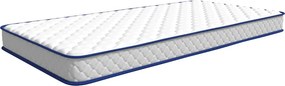 vidaXL Στρώμα με Αφρό Μνήμης Λευκό 100x200x17 εκ. μαλακό