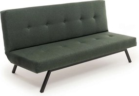 Τριθέσιος Καναπές Κρεβάτι Πράσινο NILUNE 64x180x78