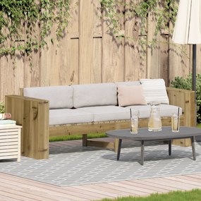 vidaXL Καναπές Κήπου 3-θέσεων 185.5x60x62 εκ. από εμποτισμένο ξύλο πεύκου