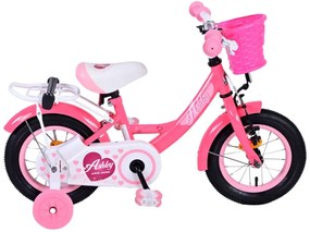 Ashley 12 Inch 21,5 cm Girls Coaster Brake Dark PinkVolare