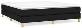 vidaXL Σκελετός Κρεβατιού Χωρίς Στρώμα Μαύρο 160x200 εκ.Υφασμάτινο