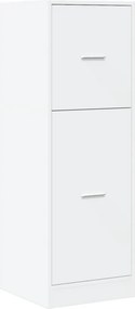 vidaXL Συρταριέρα Γενικής Χρήσης Λευκή 40x41x118 εκ. Επεξ. Ξύλο