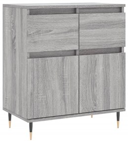 vidaXL Ντουλάπι Γκρι Sonoma 60x35x70 εκ. από Επεξεργασμένο Ξύλο