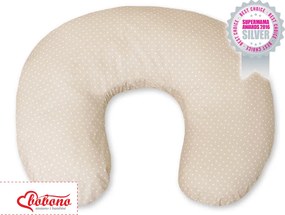 Μαξιλάρι Θηλασμού - Basic white polka dots on beige