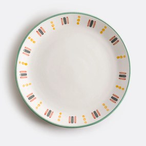 Σετ 4 ρηχά πιάτα από εμαγιέ κεραμικό, Baldia