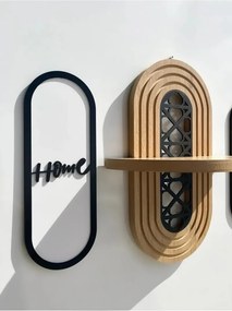 Stewehome Σετ ραφιών τοίχου από ξύλο μοντέρνου στιλ (40 cm) 20x10x10 cm