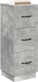 vidaXL Ντουλάπι με Συρτάρια 33 x 34,5 x 87 εκ. Επεξεργασμένο Ξύλο