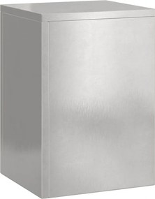 vidaXL Βάση φυτών 2 pcs Ασημί 24 x 24 x 35 εκ. Ανοξείδωτο ατσάλι