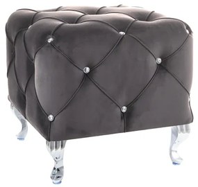 Σκαμπό Σαλονιού με βελούδο Hestia K 50x50x46 DIOMMI HESTIAKV14S