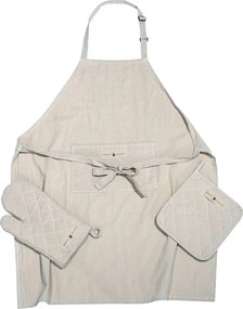 Σετ Κουζίνας 3τμχ Greenwich Polo Club Essential 2637 Ecru