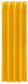 vidaXL Κουρτίνες 2 pcs Χαμομηλί κίτρινο 140 x 225 cm Βελούδο