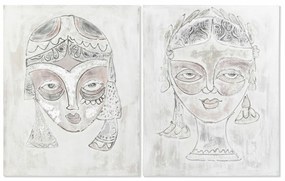 Καμβάς DKD Home Decor Τζίντζερ Καμβάς 80 x 3,7 x 100 cm