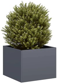 vidaXL Ζαρντινιέρα Ανθρακί 40x40x30 εκ. από Χάλυβα