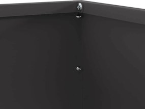 vidaXL Περίγραμμα γκαζόν Μαύρο 50 x 50 x 13 εκ Ατσάλι