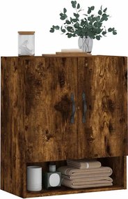 vidaXL Ντουλάπι Τοίχου Καπνιστή Δρυς 60x31x70 εκ. Επεξεργασμένο Ξύλο
