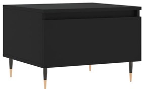 vidaXL Τραπεζάκια Σαλονιού 2 τεμ. Μαύρα 50 x 46 x 35 εκ. Επεξεργ. Ξύλο