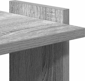 vidaXL Βιβλιοθήκη 3 Επιπέδων Γκρι Sonoma 60x30x120 εκ. Επεξεργ. Ξύλο