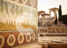 Intra Συλλεκτικό Ξύλινο Παζλ Plywood 4mm - Περίτεχνος ψηφιδωτός τοίχος με δέντρα και φυτά Σε Ξύλινο Κουτί - Διαστάσεις Puzzle: 10x10 cm – 25 κομμάτια