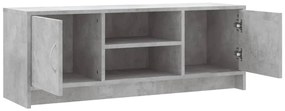 vidaXL Έπιπλο Τηλεόρασης Γκρι Σκυρ. 102x30x37,5 εκ. Επεξ. Ξύλο