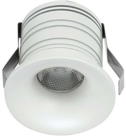 Σποτ Χωνευτό VK/04222/W/W Φ4,2cm Led 241Lm 2W 3000K White VKLed Round