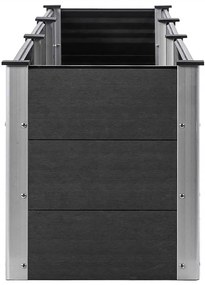 vidaXL Ζαρντινιέρα Υπερυψωμένη Γκρι 300 x 50 x 54 εκ. από WPC