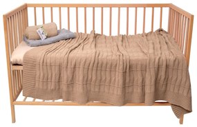 Κουβέρτα Κούνιας 125x170 Νόλαν Γκρι