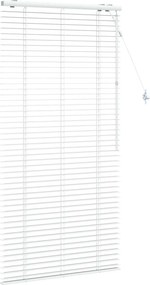 vidaXL Βενετσιάνικη Σκίαση Λευκό 75 x 160 εκ. 35 mm