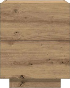 vidaXL Κομοδίνο Artisan Oak 45 x 40 x 55 εκ Επεξεργασμένο ξύλο
