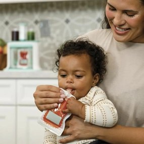 Δοχείο συντήρησης τροφίμων Infantino Λευκό Πλαστική ύλη