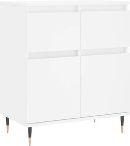 vidaXL Συρταριέρα Λευκή 60 x 35 x 70 εκ. από Επεξεργασμένο Ξύλο