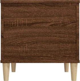 vidaXL Τραπεζάκι Σαλονιού Καφέ Δρυς 60x44,5x45 εκ. Επεξεργασμένο Ξύλο