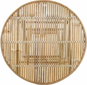 vidaXL Τραπέζι Κήπου Φυσικό 80 x 70 cm Μπαμπού