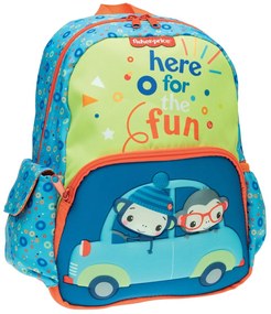 Σχολική Τσάντα Νηπιαγωγείου (25x15x30) Fisher Price Car 349-45053