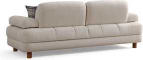 3-Seat Sofa-Bed Nice 3 Seater - Cream Cream