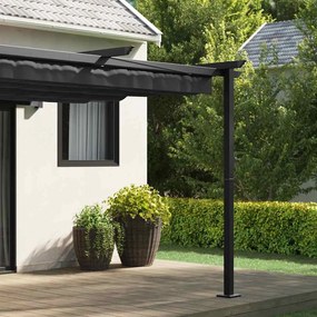 vidaXL Κιόσκι 300 x 300 x 200 cm Ανθρακί Πολυεστέρας