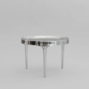 Τραπέζι Phantom Χαμηλό Χυτό Αλουμίνιο Chrome 50x35 101 COPENHAGEN
