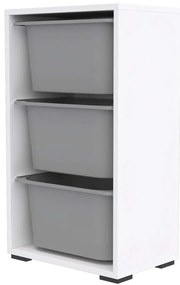 Συρταριέρα Παιδική Bronz 768ESL1110 45x30x90cm White-Grey