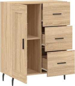 vidaXL Ντουλάπι Sonoma Δρυς 69,5 x 34 x 90 εκ. από Επεξεργασμένο Ξύλο