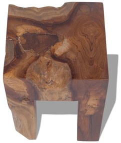 vidaXL Σκαμπό από Μασίφ Ξύλο Teak