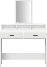 vidaXL Τραπέζι περιποίησης Λευκό 100 x 41 x 140 εκ. Επεξεργασμένο ξύλο