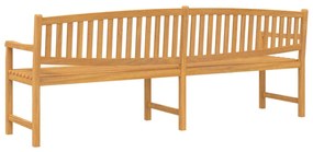 vidaXL Παγκάκι Κήπου 228 x 59,5 x 90 εκ. από Μασίφ Ξύλο Teak