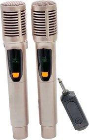 Σετ 2 ασύρματα μικρόφωνα - KMS-903MC - 509038 - Rose Gold