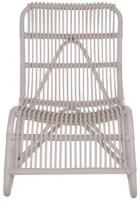 Καρέκλα - Πολυθρόνα BRONNY C9644.02 Λευκό Rattan 60x82x92Υ εκ. 60x2x92 εκ.