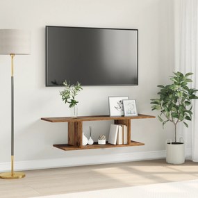 vidaXL Ντουλάπι TV με ράφι Καφέ 103 x 30 x 26.5 εκ Επεξεργασμένο ξύλο